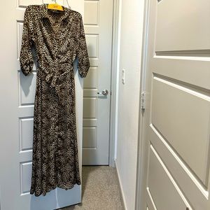 INC Maxi Dress. Macys long dress. Animal print